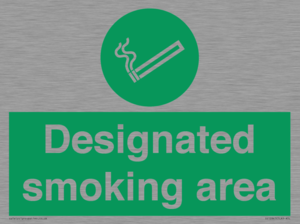 Designated smoking area